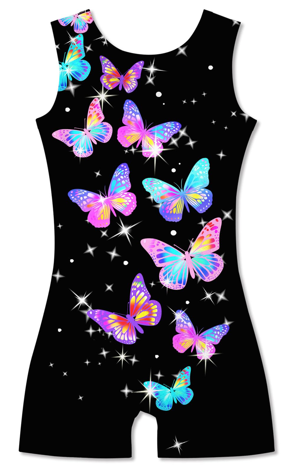 Aideaone Girls Gymnastics Leotards Toddler Unitard Biketard Clothes Cute Kid Dance Outfit 2-10T