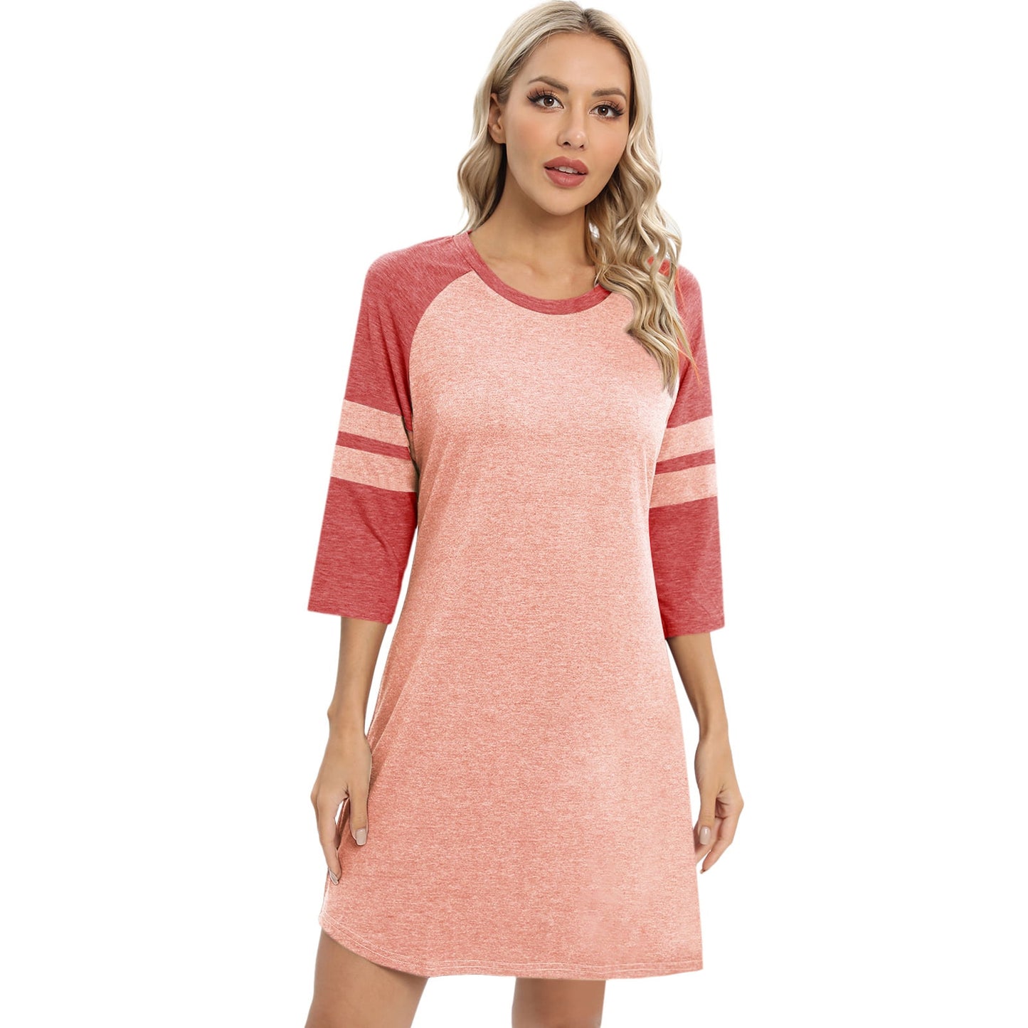Lollipie Sleep Shirts for Women Short Sleeve Night Shirts