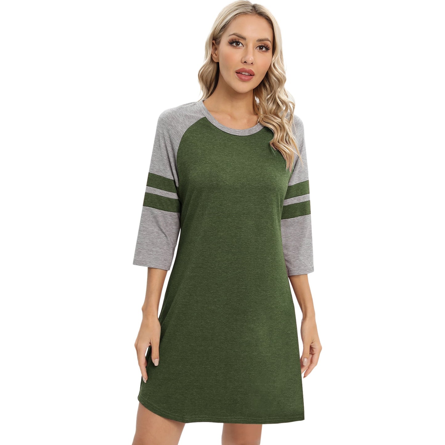 Lollipie Sleep Shirts for Women Short Sleeve Night Shirts