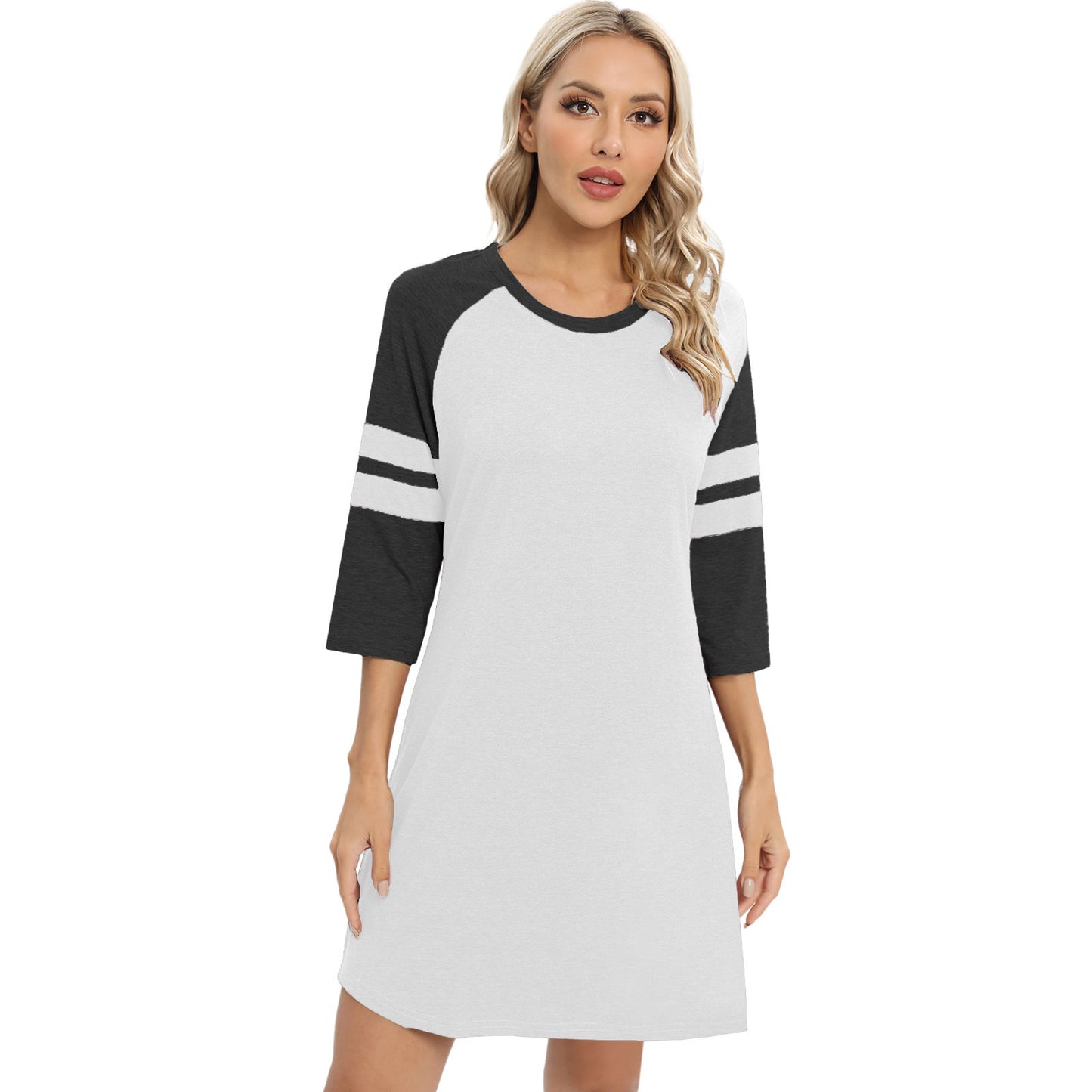 Lollipie Sleep Shirts for Women Short Sleeve Night Shirts