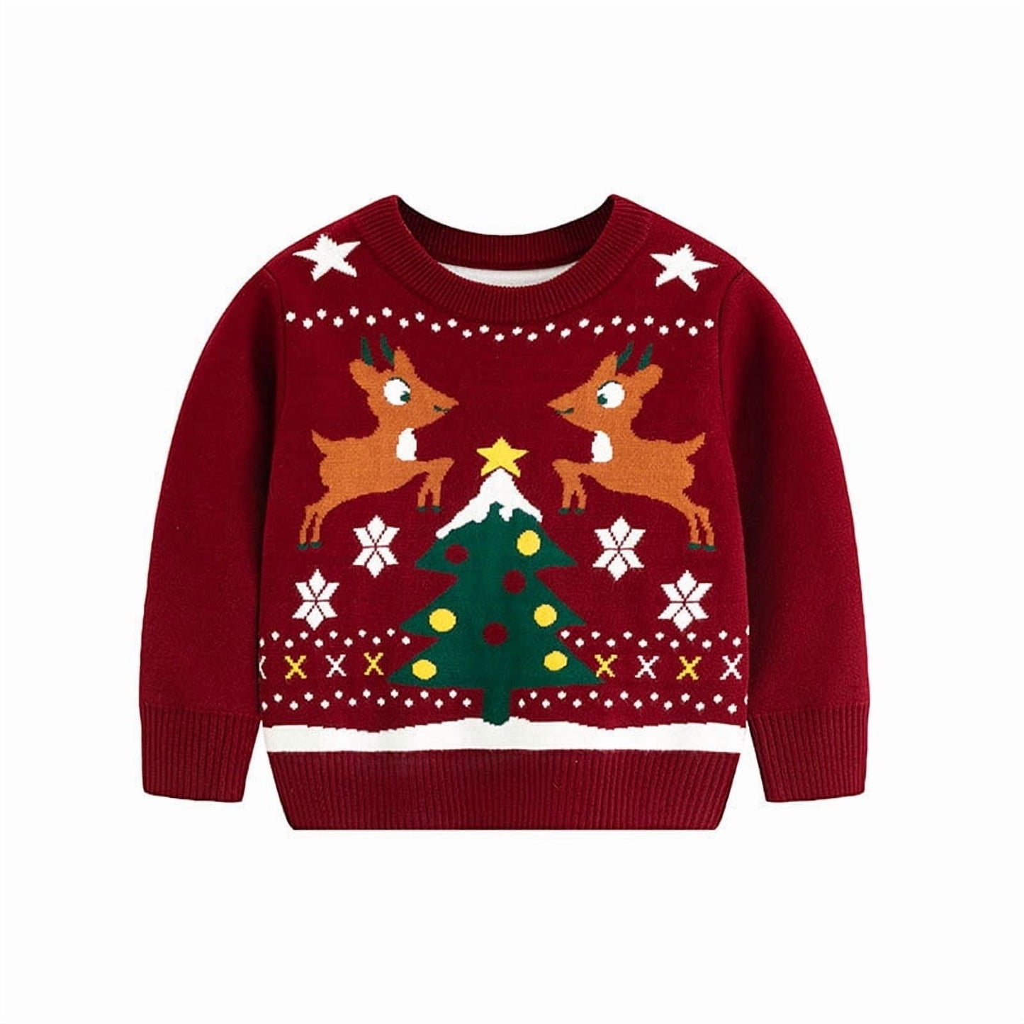 Lollipie Kids Christmas Sweater for Toddler Girls Boys Holiday Pullover Sweatshirts Top