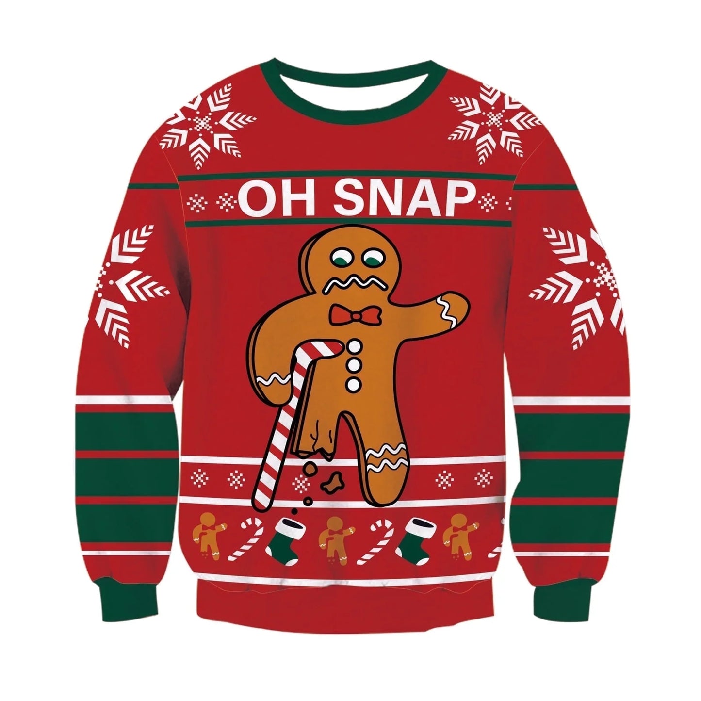 Lollipie Mens Ugly Christmas Sweaters Soft Graphic Pullover Long Sleeve Knitted Sweaters for Christmas Party & Holiday Sweater