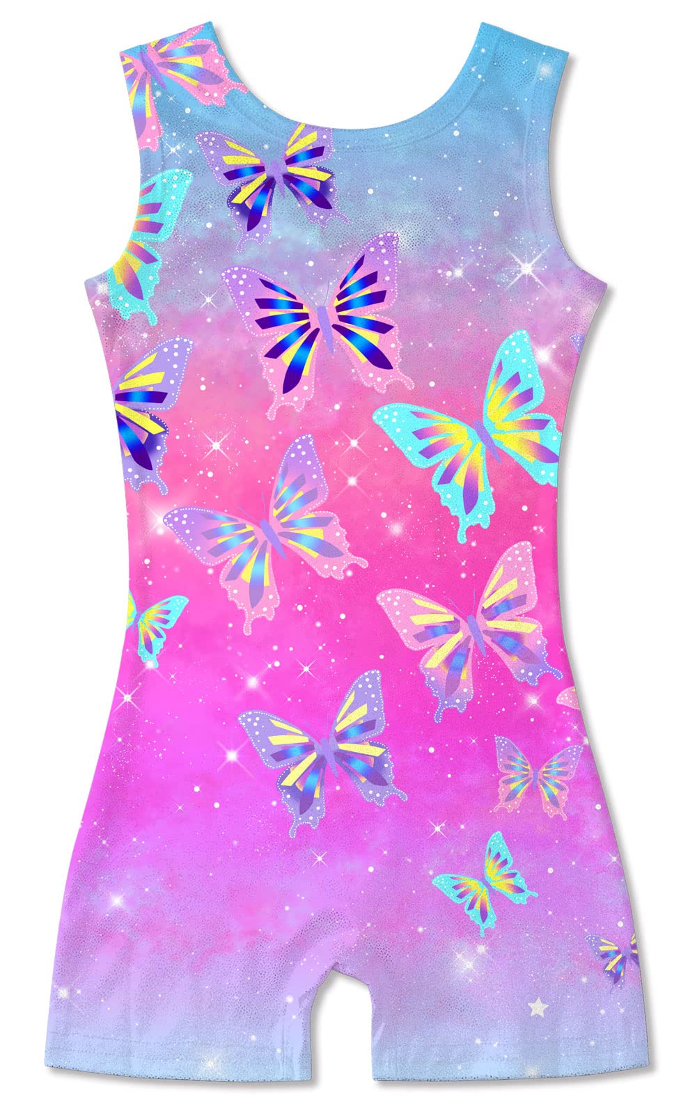 Aideaone Girls Gymnastics Leotards Toddler Unitard Biketard Clothes Cute Kid Dance Outfit 2-10T