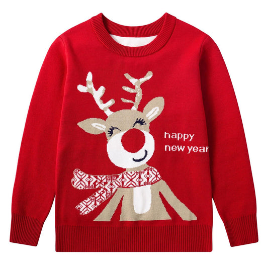 Lollipie Kids Christmas Sweater for Toddler Girls Boys Holiday Pullover Sweatshirts Top