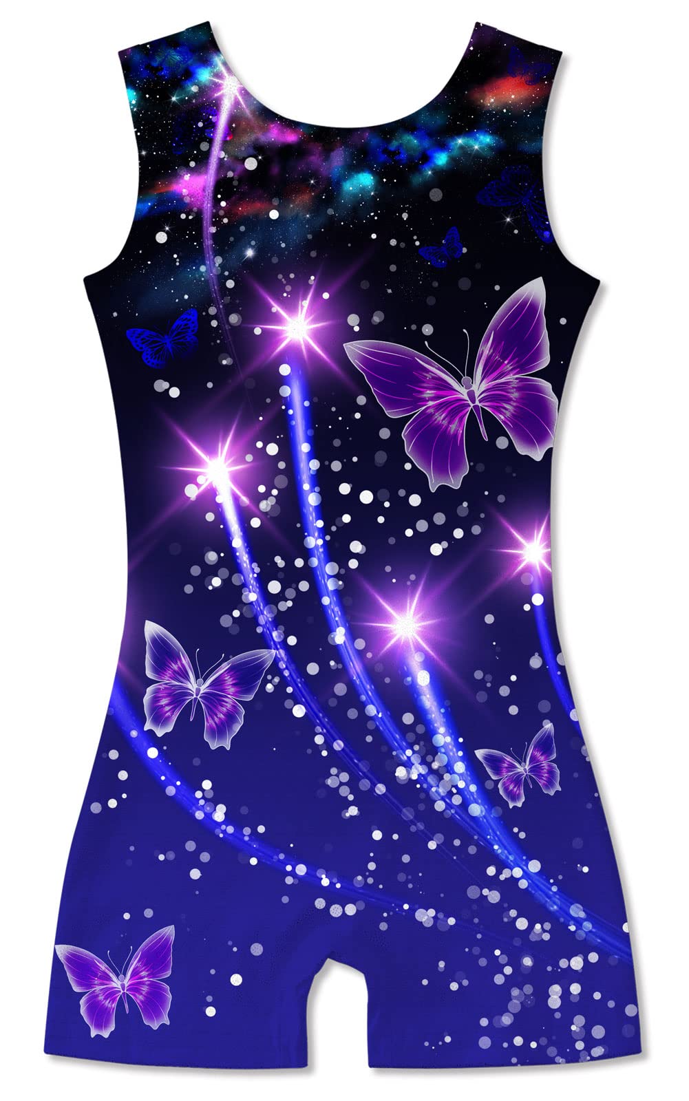Aideaone Girls Gymnastics Leotards Toddler Unitard Biketard Clothes Cute Kid Dance Outfit 2-10T